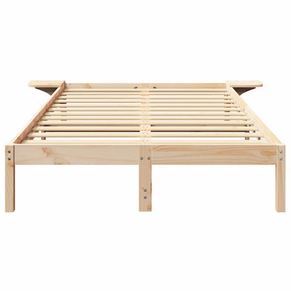 Bedframe met nachttafels Bruin 120 x 200 cm Bruin