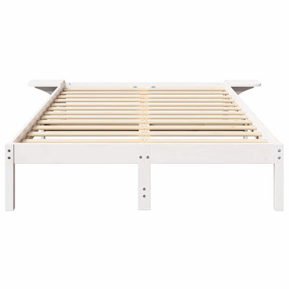 Bedframe met nachttafels Wit 120 x 190 cm Wit