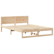 Bedframe met Hoofdeinde 140x200 cm van Massief Vurenhout