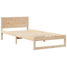 Bedombouw met Hoofdbord 90x200 cm Massief Hout