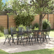 Tuin Eettafelset 9 Pcs Antraciet Gepoedercoat Staal