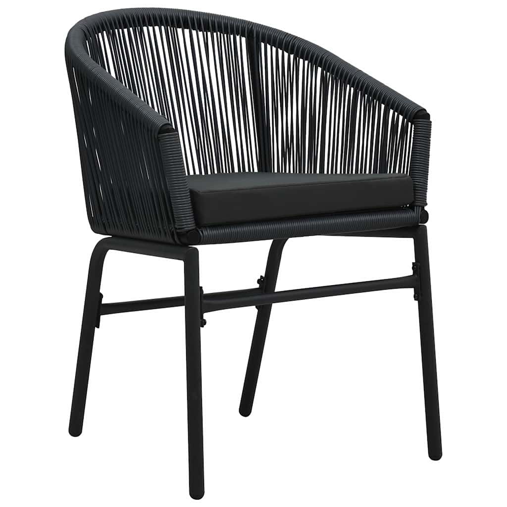 Tuin Eettafelset 9 Pcs Zwart Gepoedercoat Staal Grijs En Goud