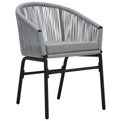Tuin Eettafelset 7 Pcs Antraciet Gepoedercoat Staal