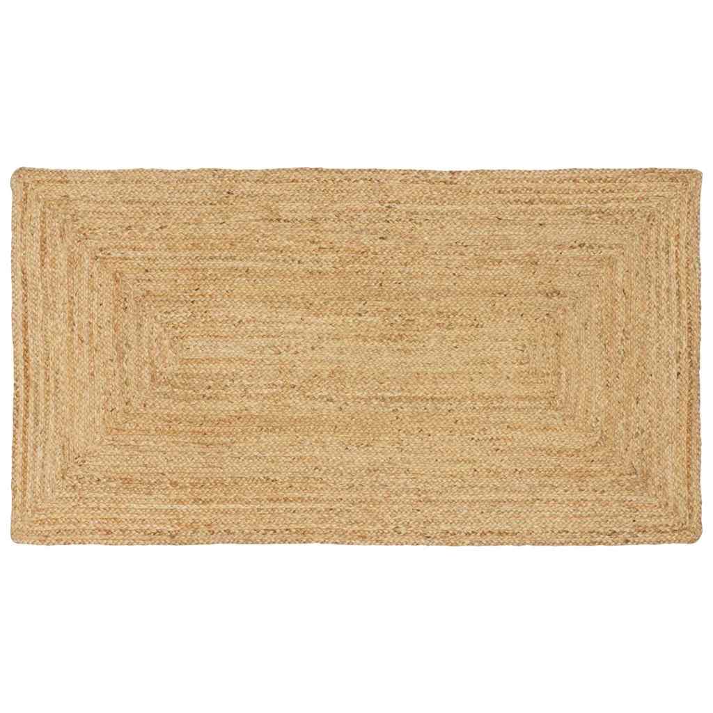 Gebied Tapijt Beige 80 x 200 cm Jute