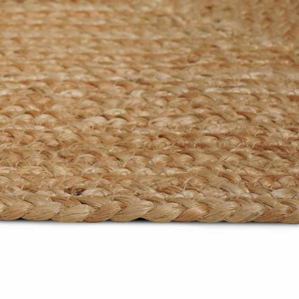 Gebied Tapijt Beige 120 x 170 cm Jute