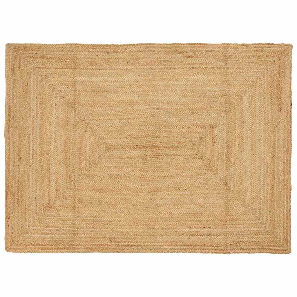 Gebied Tapijt Beige 120 x 170 cm Jute