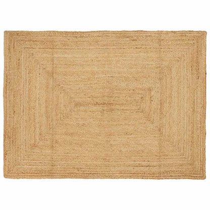 Gebied Tapijt Beige 120 x 170 cm Jute