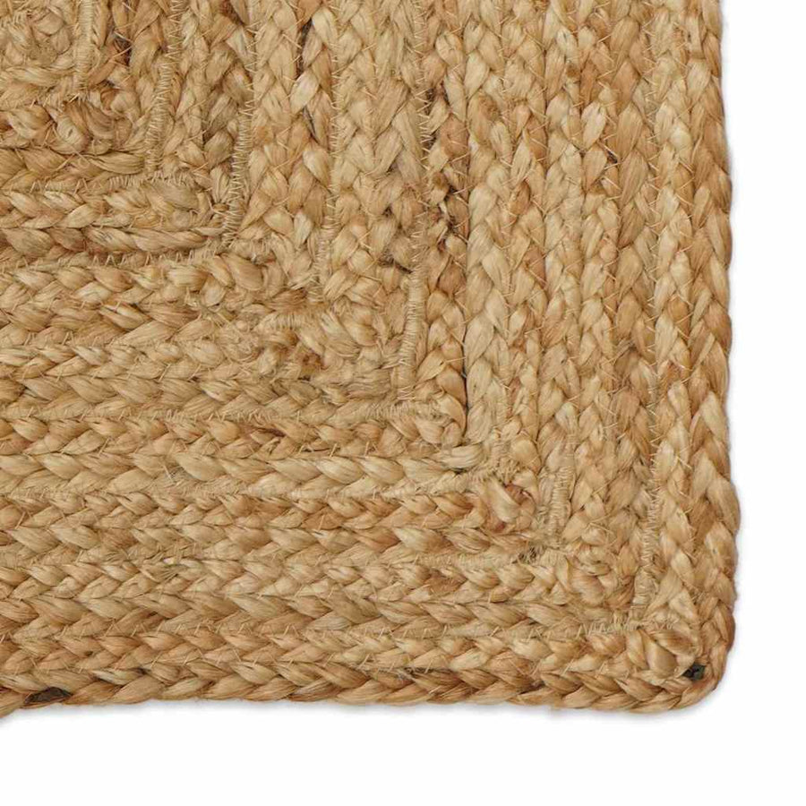 Gebied Tapijt Beige 200 x 290 cm Jute