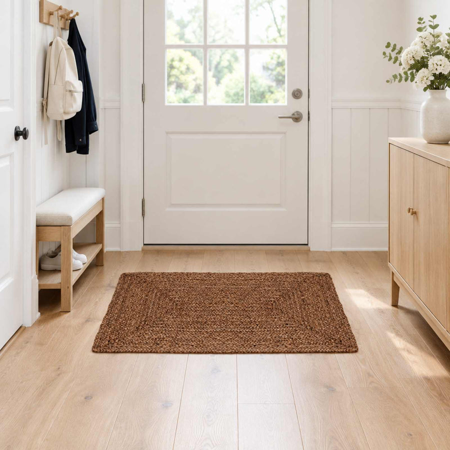Gebied Tapijt Grijs 60 x 110 cm Jute