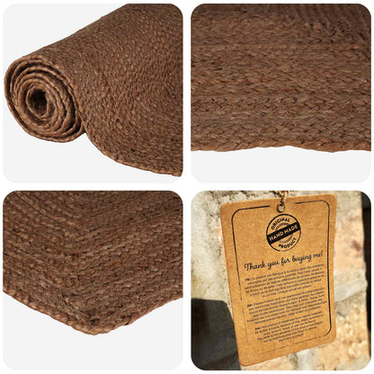 Gebied Tapijt Grijs 60 x 110 cm Jute