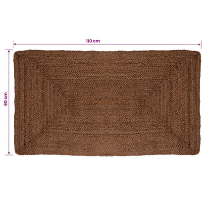 Gebied Tapijt Grijs 60 x 110 cm Jute