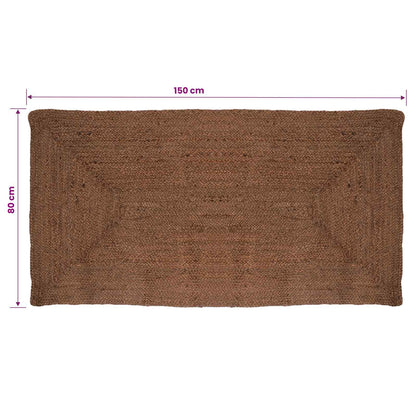 Gebied Tapijt Grijs 80 x 150 cm Jute