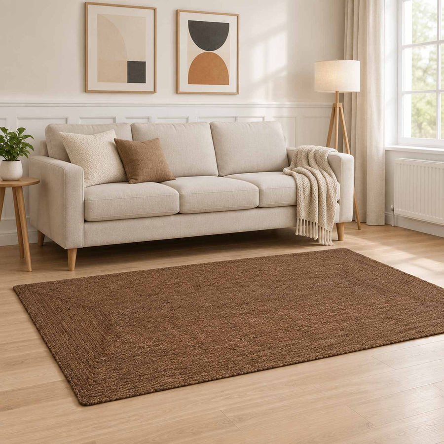 Gebied Tapijt Grijs 100 x 200 cm Jute
