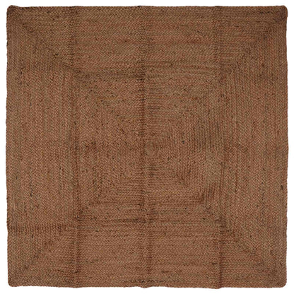 Gebied Tapijt Grijs 120 x 120 cm Jute