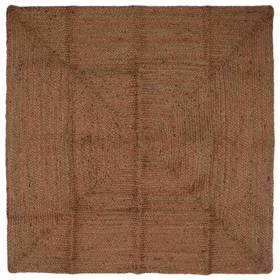 Gebied Tapijt Grijs 120 x 120 cm Jute