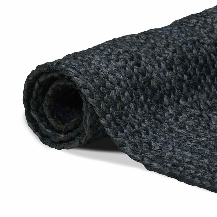 Vloerkleden Rechthoekig Donkergrijs 60 x 200 cm Jute