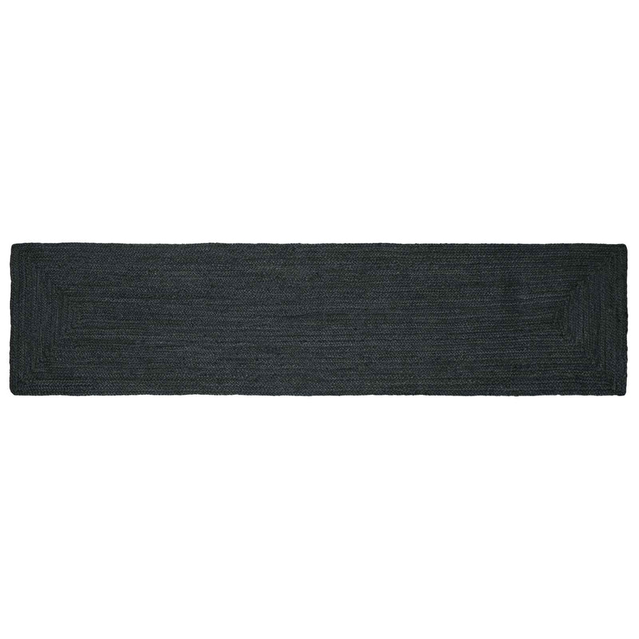 Vloerkleden Rechthoekig Donkergrijs 60 x 250 cm Jute