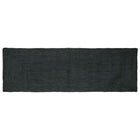 Vloerkleed 80x200 cm jute donkergrijs