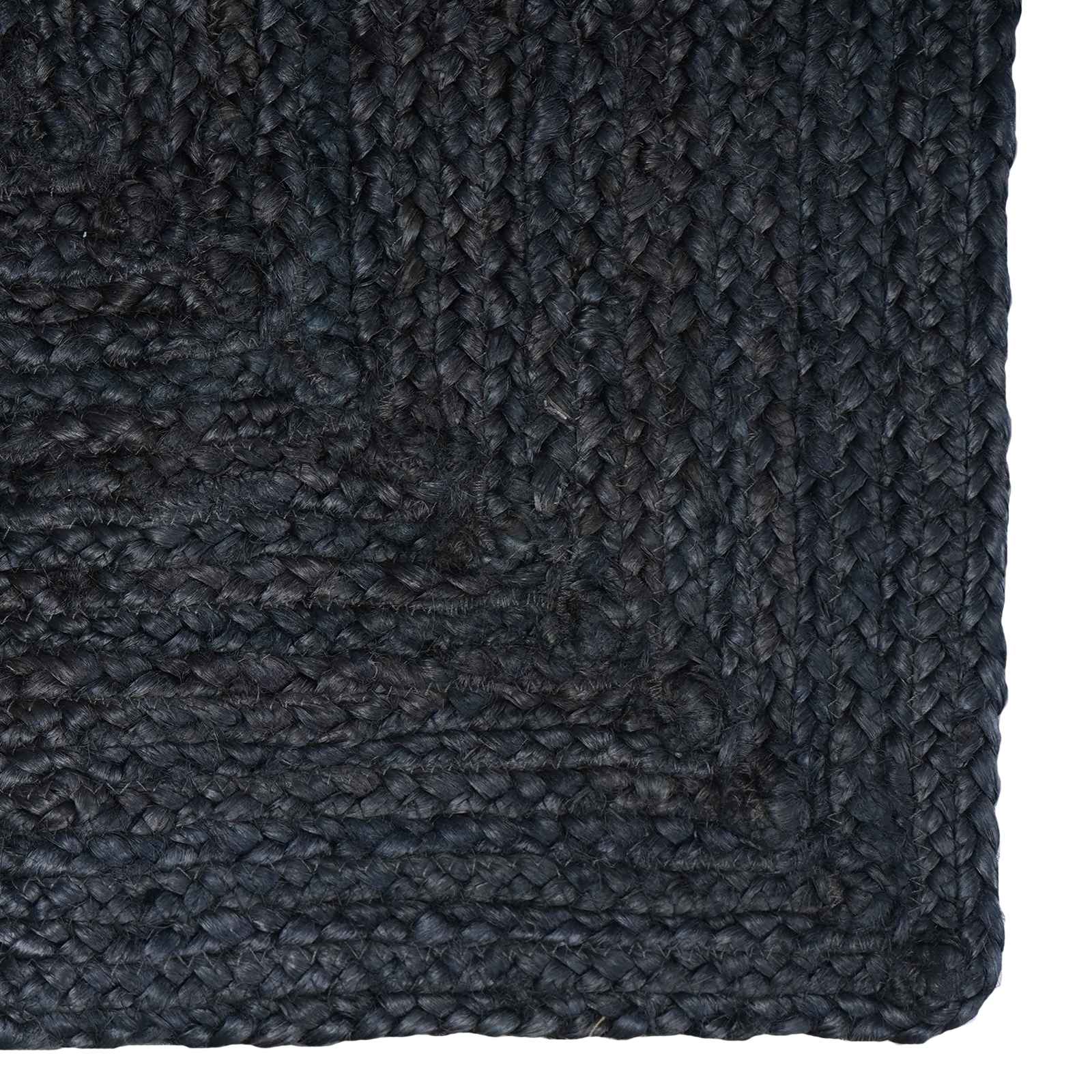 Vloerkleden Rechthoekig Donkergrijs 160 x 230 cm Jute