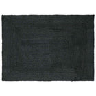 Vloerkleed 160x230 cm jute donkergrijs