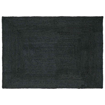 Vloerkleden Rechthoekig Donkergrijs 160 x 230 cm Jute