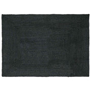Vloerkleed 240x340 cm jute donkergrijs