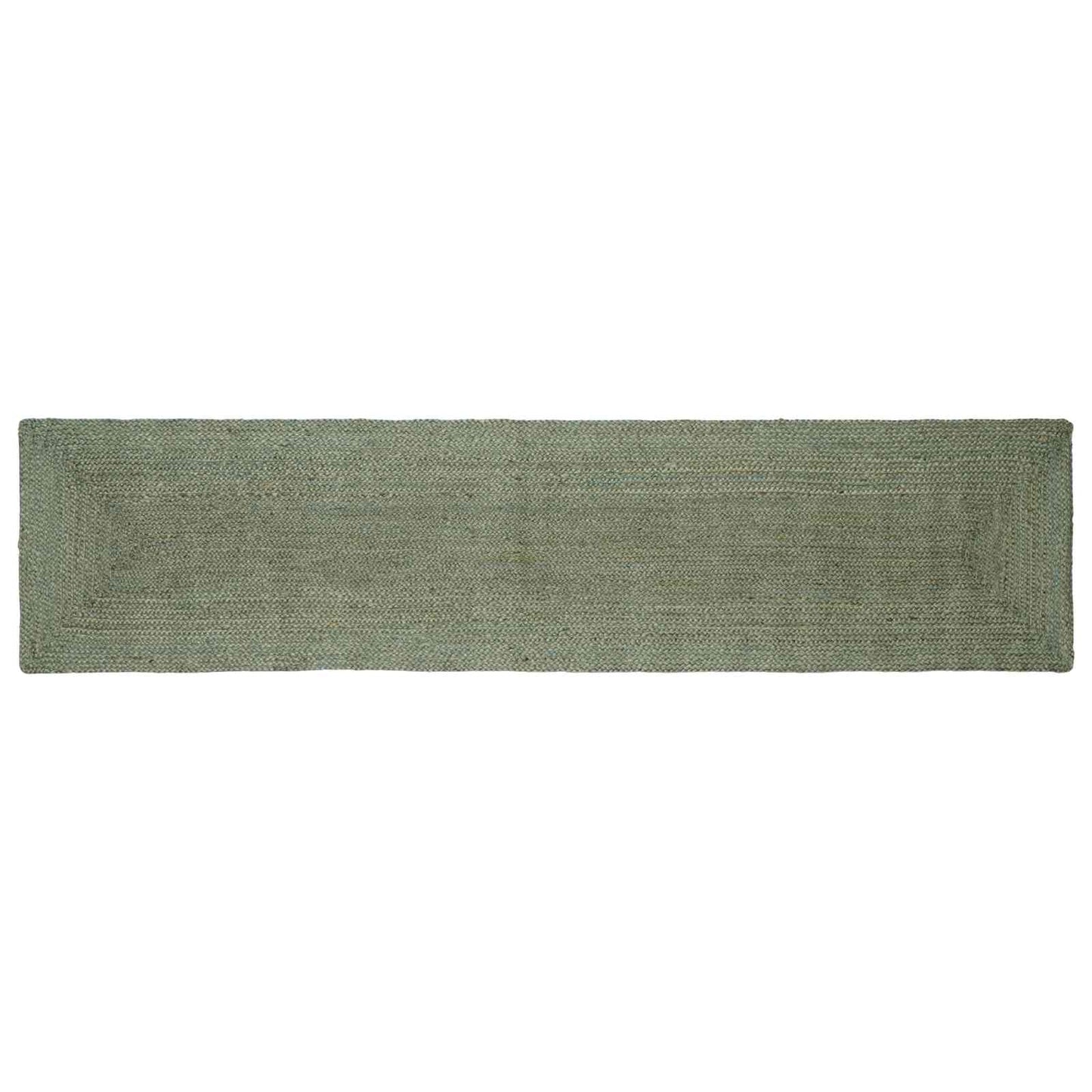 Vloerkleden Rechthoekig Olijfgroen 60 x 300 cm Jute