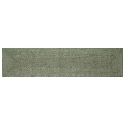 Vloerkleden Rechthoekig Olijfgroen 60 x 300 cm Jute