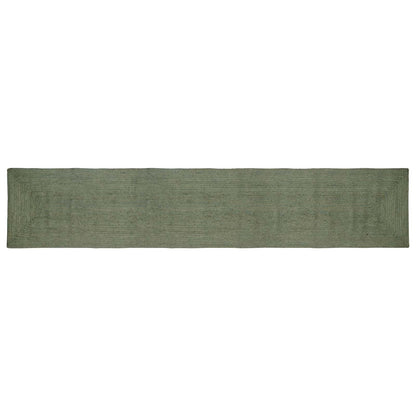 Vloerkleden Rechthoekig Olijfgroen 60 x 400 cm Jute