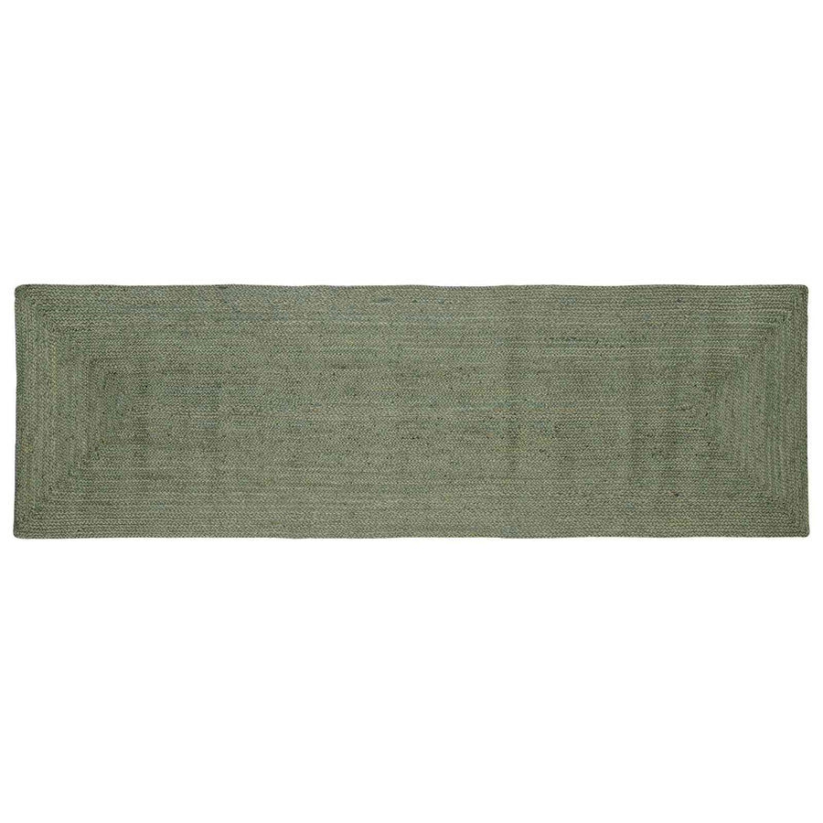 Vloerkleden Rechthoekig Olijfgroen 80 x 300 cm