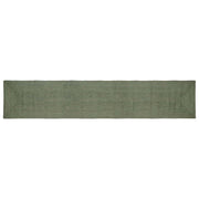 Vloerkleed olijfgroen 80 x 400 cm jute
