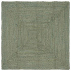 Rugs Rectangular Olive Green 120 x 120 cm