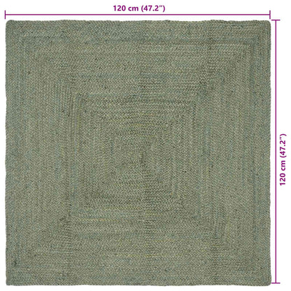Vloerkleden Rechthoekig Olijfgroen 120 x 120 cm