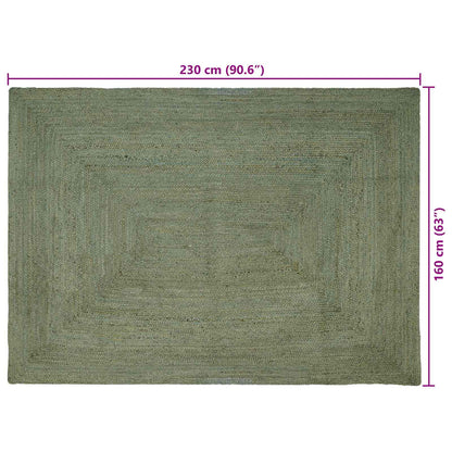 Vloerkleden Rechthoekig Olijfgroen 160 x 230 cm