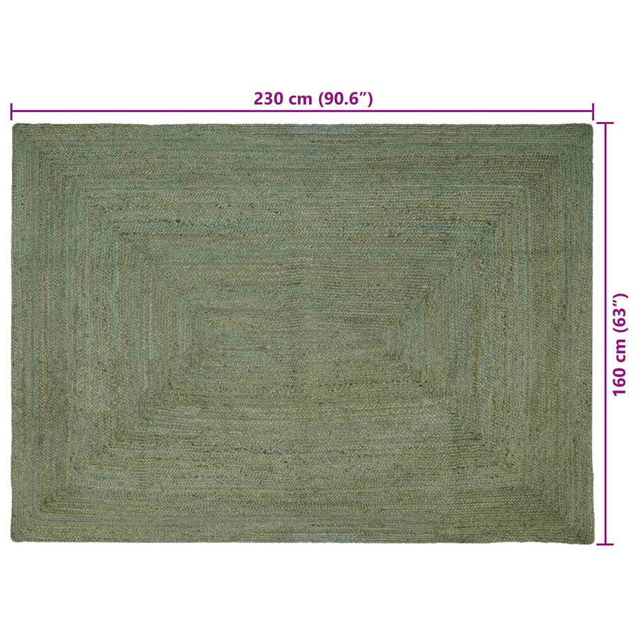 Vloerkleden Rechthoekig Olijfgroen 160 x 230 cm