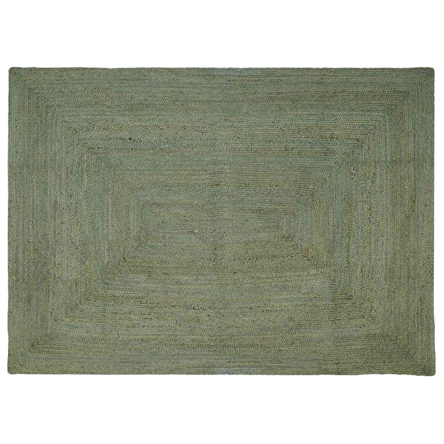 Vloerkleden Rechthoekig Olijfgroen 200 x 290 cm Jute