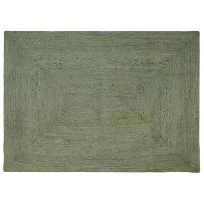 Vloerkleden Rechthoekig Olijfgroen 240 x 340 cm Jute
