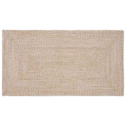 Tapijt Natuurlijk en wit 60 x 110 cm Jute