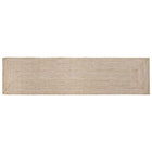 Rugs Rectangular Natural and White 60 x 400 cm Jute