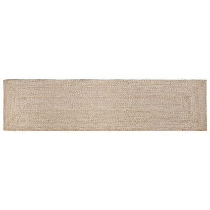 Tapijt Natuurlijk en wit 60 x 400 cm Jute