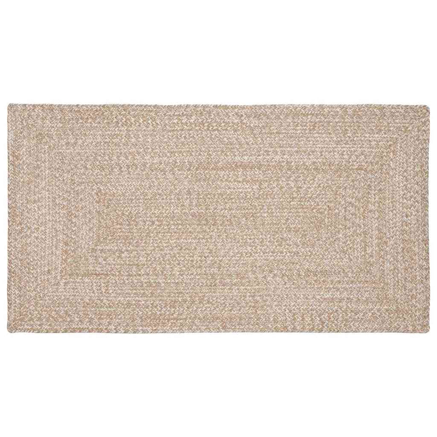 Tapijt Natuurlijk en wit 80 x 150 cm Jute