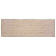 Vloerkleed jute 80x250 cm natuurlijk wit