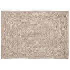 Rectangular Rugs Natural and White 120 x 170 cm Jute