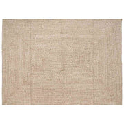 Vloerkleed jute 200x290 cm natuurlijk wit