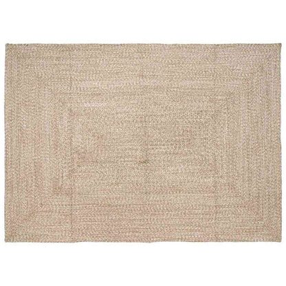Tapijt Natuurlijk en wit 240 x 340 cm Jute