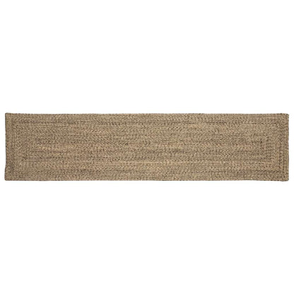 Tapijt Naturel en zwart 60 x 200 cm Jute