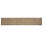 Rugs Rectangular Natural and Black 60 x 400 cm Jute
