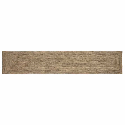 Tapijt Naturel en zwart 60 x 400 cm Jute