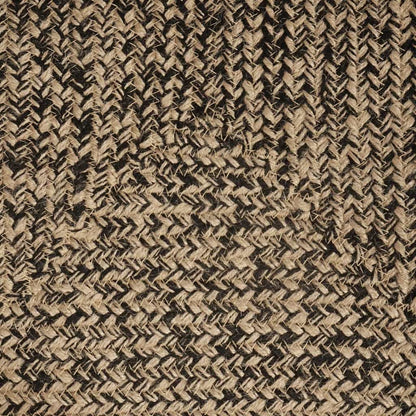 Tapijt Naturel en zwart 300 x 300 cm Jute