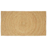 Vloerkleed jute 60 x 110 cm naturel